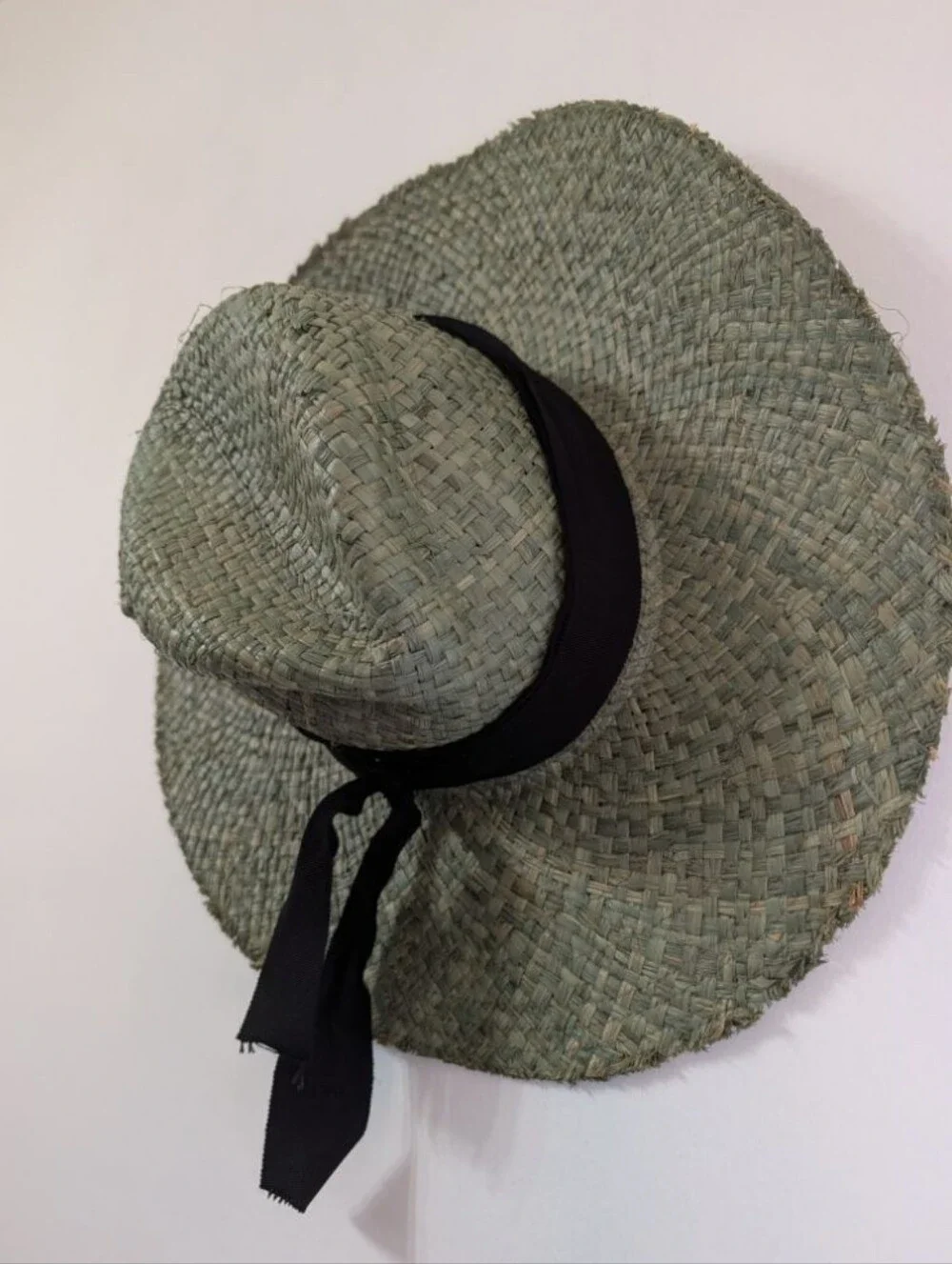 Wyeth Woven Grass‎ Rancher Hat Green OS